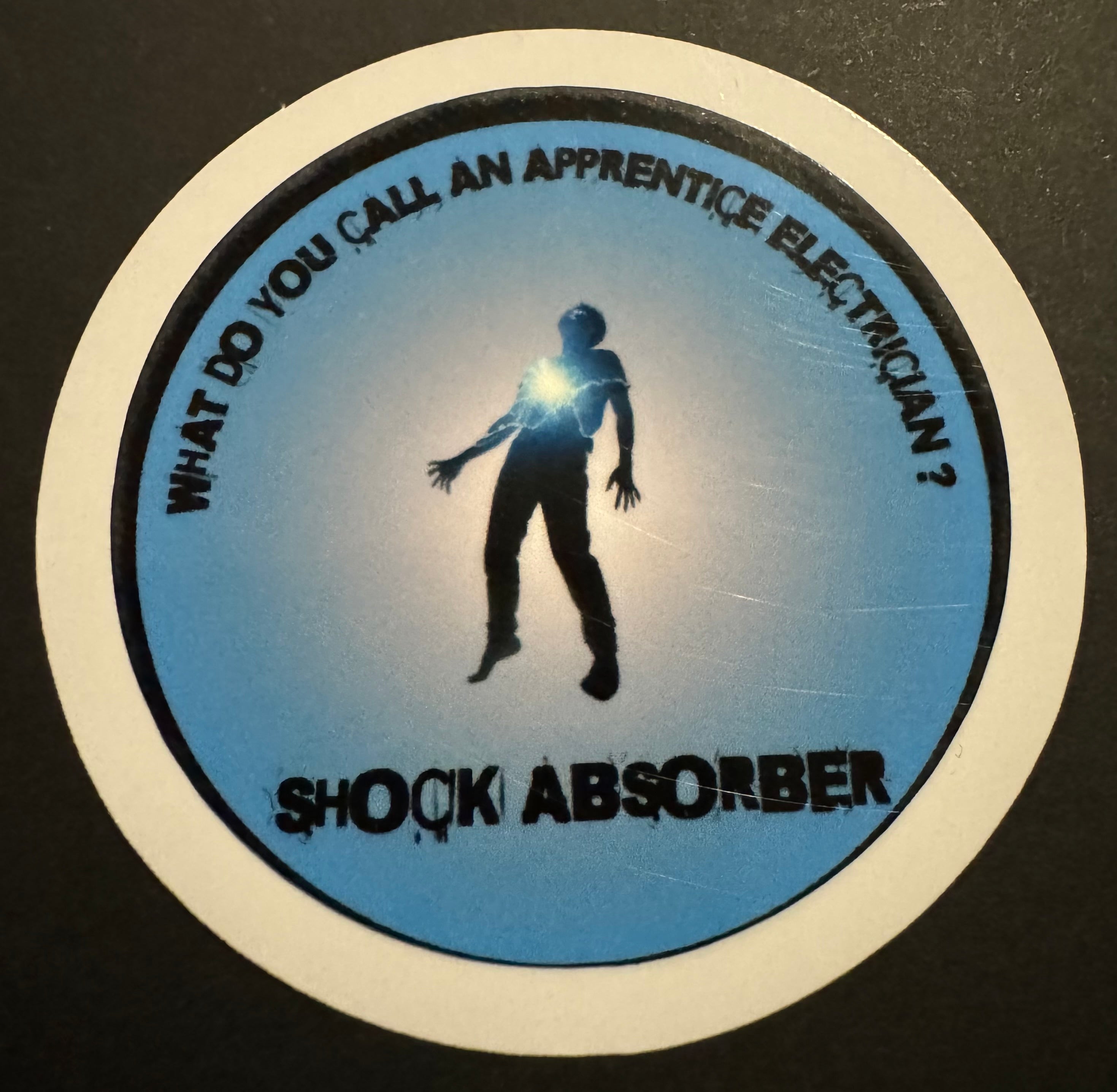 "Shock Absorber" Sticker – Hard Hat Threads