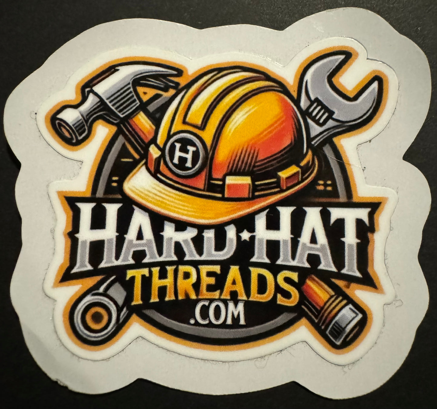 "Hard Hat Threads" Sticker Free With Every Purchase